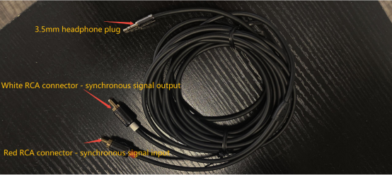 Sync Input/Output Interface Cables of NOKOV Optical Motion Capture Cameras